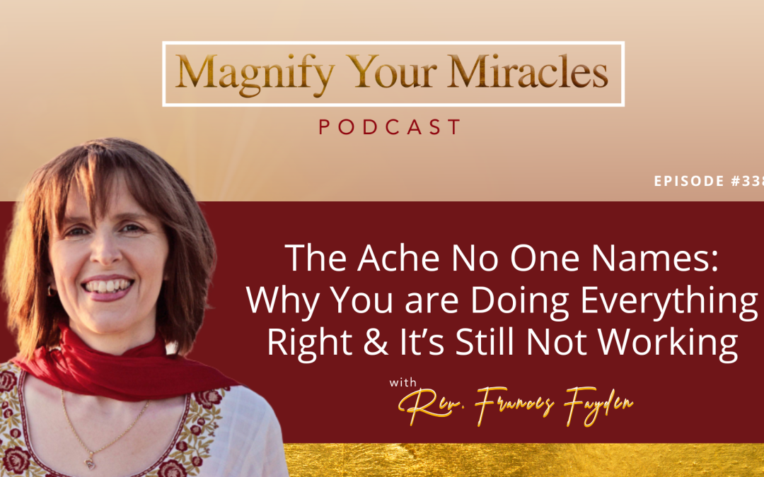 The Ache No One Names: Why You are Doing Everything Right & It’s Still Not Working